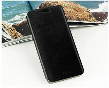 Шкіряний чохол-книжка MOFI для Huawei P8 чорний