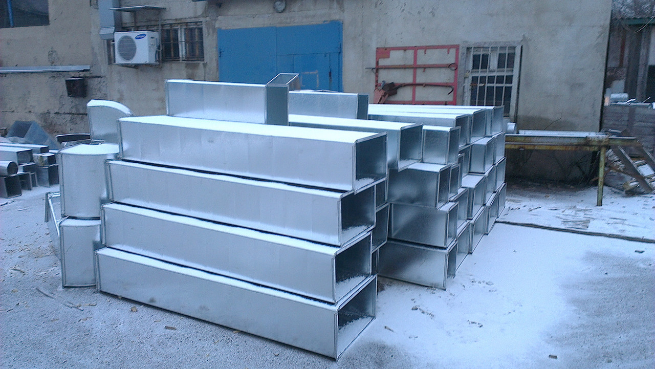 Повітропроводи з оцинкованої сталі, фото 1