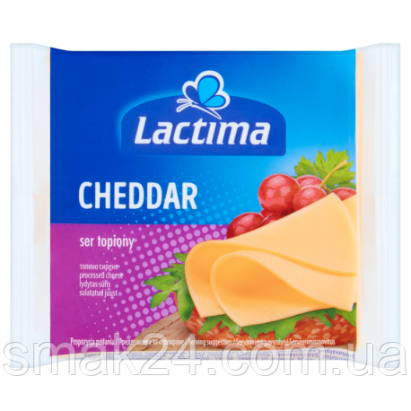 Сир тостерний (плавлений) Cheddar Laktima Польща 130г