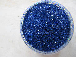 Пісок для дизайну нігтів синій