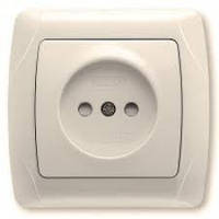 Розетка із захисними шторками кремова VIKO Carmen