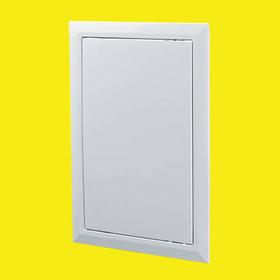 Купить Дверца ревизионная пластиковая Домовент Л 200*400 (т/п), белый ...