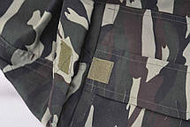 Бриджі чоловічі камуфляжні з накладними кишенями XL, фото 3
