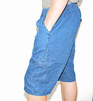 Бриджі чоловічі під джинс 4 кишені розмір XL, фото 4