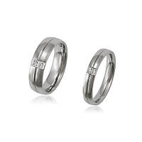 Подвійне кільце ХР. Stainless Steel Jewelry. 20 розмір.