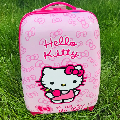 Дитяча валіза для дівчаток на колесах хелло кітті (hello kitty)