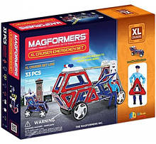 Магнітний конструктор Magformers Крейсери XL, Рятувальники, 33 елемента