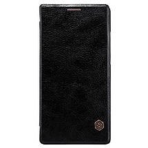 Шкіряний чохол Nillkin Qin для Huawei P8 чорний, фото 3