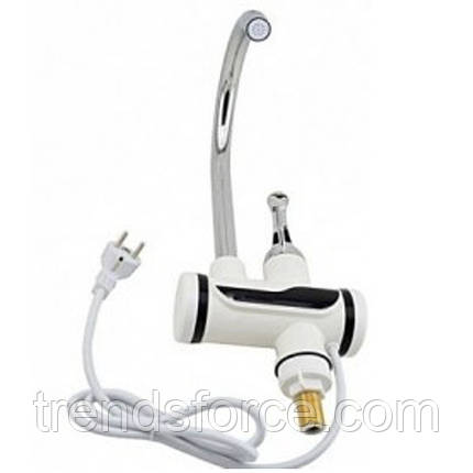 Водонагрівач проточний кран із підігрівом з дисплеєм нижнє під'єднання 149992, фото 2