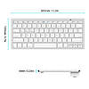 Бездротова клавіатура keyboard bluetooth BK3001 X5, фото 7