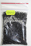 Бісер 10/0, No38449 чорний, пофарбований усередині (пач.50 грамів), фото 2