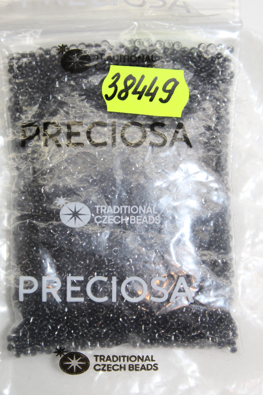 Бісер 10/0, No38449 чорний, пофарбований усередині (пач.50 грамів), фото 1