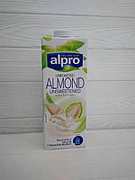 Миндальное молоко без сахара Alpro Almond unsweetened 1л (Бельгия)