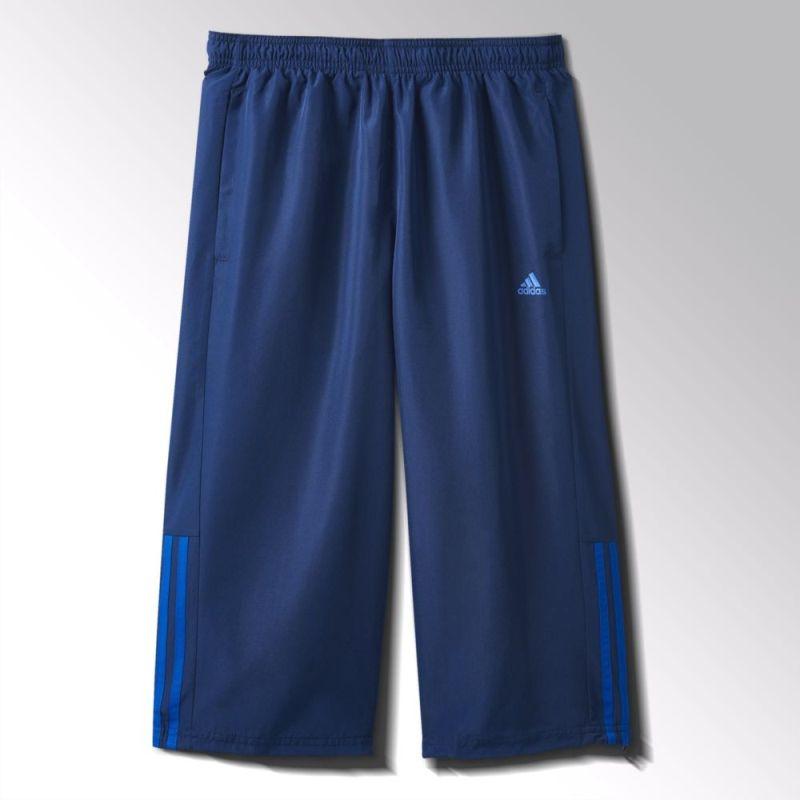 Бриджі спортивні чоловічі adidas Base 3S Pant 3/4 S21960 (сині, поліестер, з підкладкою, бренд адідас)