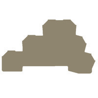 1784210000 Кінцева пластина DAP DLD2.5 DB WEIDMÜLLER, фото 1