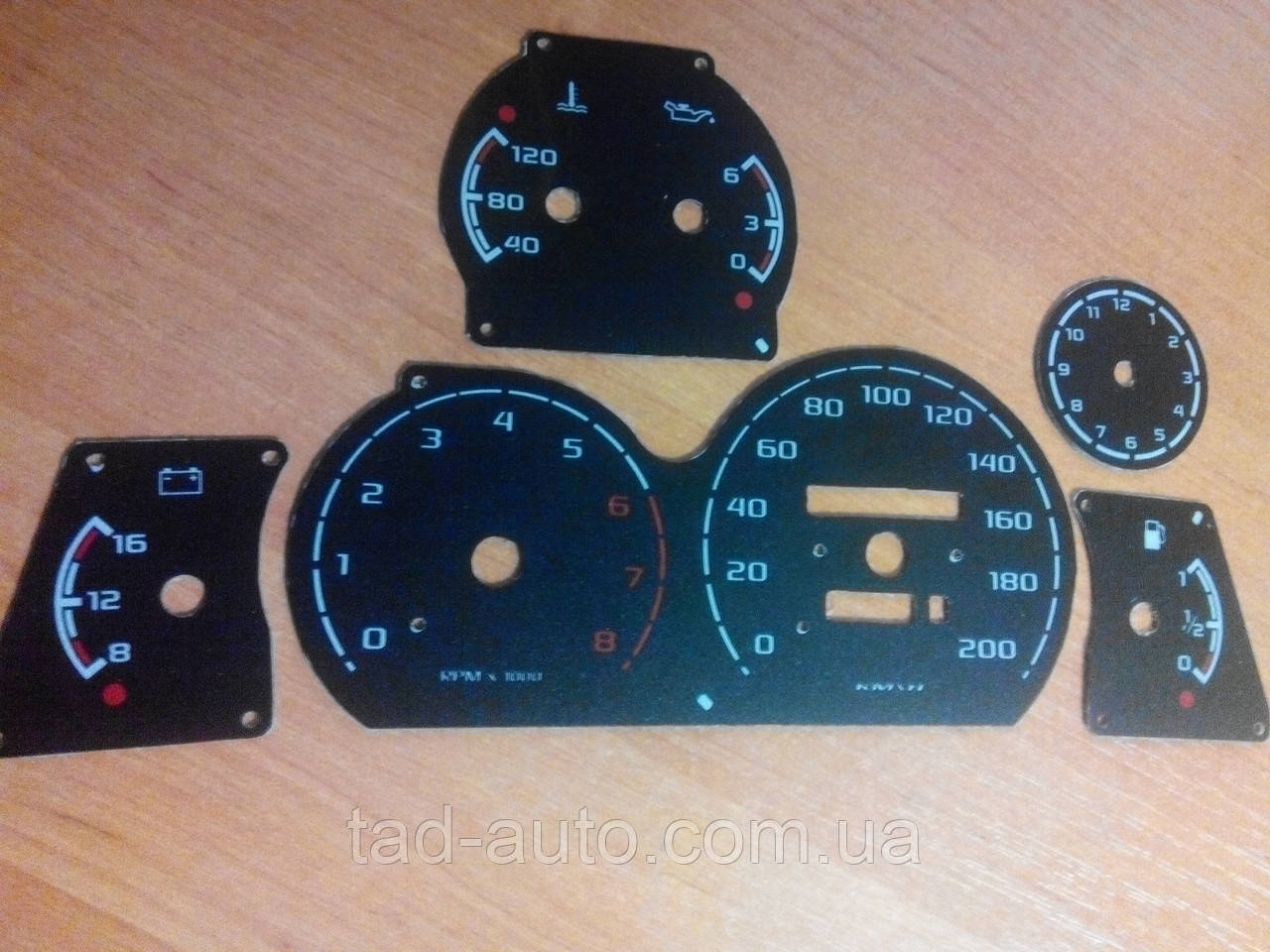 Шкалы приборов Газ 3110