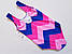 Гарний і модновеликий купальник суцільний ЛОЛ для дівчаток-підлітків 2-12/синій+рожевий, фото 4