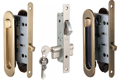 Замки для розсувних дверей