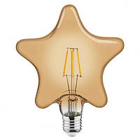 Лампа светодиодная "RUSTIC STAR-6" 6W Filament LED E27