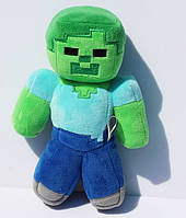 М'яка Іграшка Minecraft Майнкрафт Зомбі 30 см 41.31