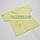 Дитяча кофточка р. 74 короткий рукав кнопки футболка для новонароджених малюків немовлят КУЛІР 3174 Жовтий, фото 2