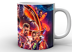 Кухоль GeekLand білий Avengers Месники всесвіт марвел AG.02.031