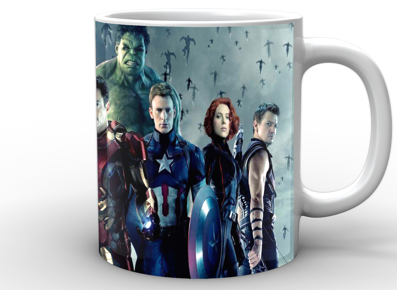 Кружка GeekLand біла Avengers Месники марвел AG.02.033, фото 1