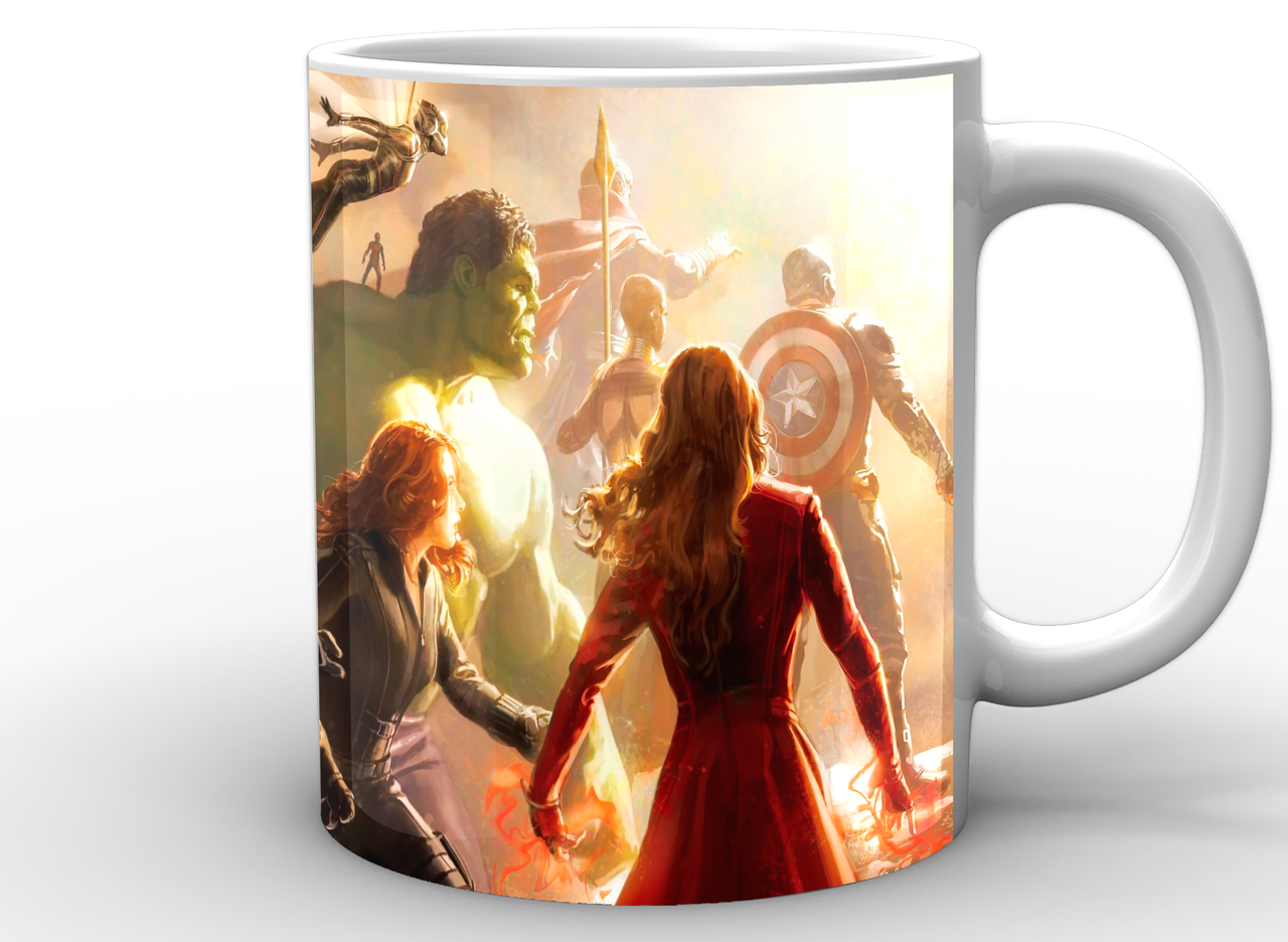 Кухоль GeekLand білий Avengers Месники всесвіт марвел AG.02.035, фото 1