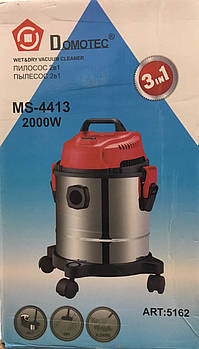 Пилосос контейнерний будівельний Domotec MS 4413 2в1 (1 шт./ясть)