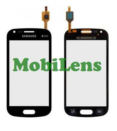 Samsung S7562, S7560 Galaxy S Duos Тачскрин (сенсор) чорний, фото 1