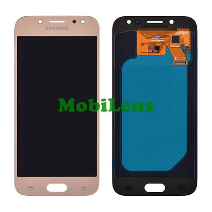 Samsung J530, J530F, Galaxy J5 (2017) Дисплей+тачскрин(модуль) золотистый (OLED), фото 1