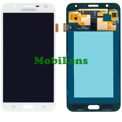 Samsung J701, J701F, Galaxy J7 Neo, Galaxy J7 Core Дисплей+тачскрин серебристо-белый (OLED), фото 1