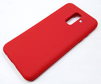 Чохол Silicone Cover для Samsung Galaxy A6 Plus A605 2018 / A6+ 2018 червоний