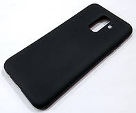 Чохол Silicone Cover для Samsung Galaxy A6 Plus A605 2018 / A6+ 2018 чорний