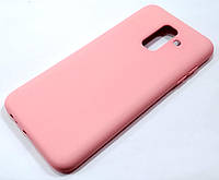 Чохол Silicone Cover для Samsung Galaxy A6 Plus A605 2018 / A6+ 2018 рожевий