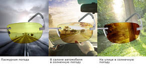Лінзи для водіїв Orange Gray, фото 4