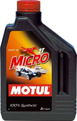 Масло для 2-х тактних двигунів синтетичне MOTUL MICRO 2T (2L) 100184