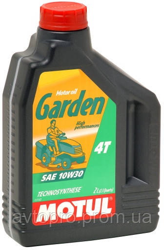 Масло для 4-х тактных двигателей Technosynthese MOTUL GARDEN 4T SAE 10W30 (2L) 101282 - фото 1 - id-p97109660