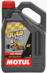 Масло моторне для квадроциклів синтетичне MOTUL POWER QUAD 4T SAE 10W40 (4L) 101469