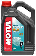 Масло для 4-х тактных двигателей Technosynthese д/лод.мотор MOTUL OUTBOARD TECH 4T SAE 10W30 (5L) 101747