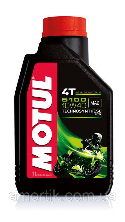 Масло моторне для мотоциклів Technosynthese MOTUL 5100 4T SAE 10W40 (1L) 104066