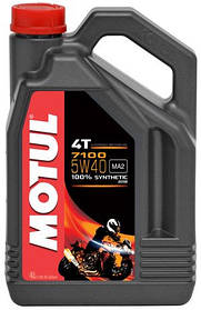 Масло моторне для мотоциклів синтетичне MOTUL 7100 4T SAE 5W40 (4L) 104087