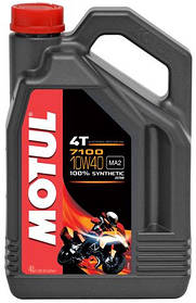 Масло моторне для мотоциклів синтетичне MOTUL 7100 4T SAE 10W40 (4L) 104092