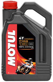 Масло моторне для мотоциклів синтетичне MOTUL 7100 4T SAE 10W60 (4L) 104101