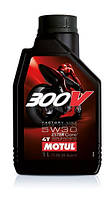 Масло моторное для мотоциклов синтетическое MOTUL 300V 4T FACTORY LINE ROAD RACING SAE 5W30 (1L) 104108