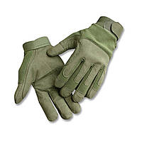 Перчатки мужские комбинированые армейские тактические ARMY GLOVES OLIV цвет олива Mil-Tec Германия