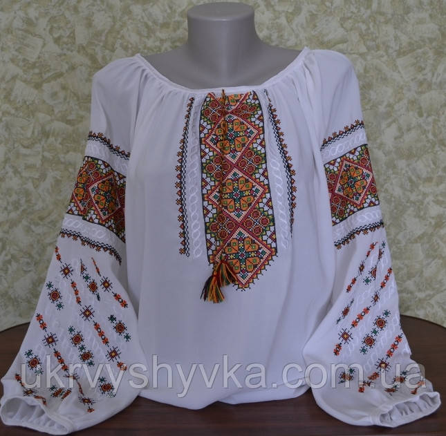 Вишита блуза "Карла" біла