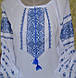 Вишиванка "Карла" синій орнамент, фото 2