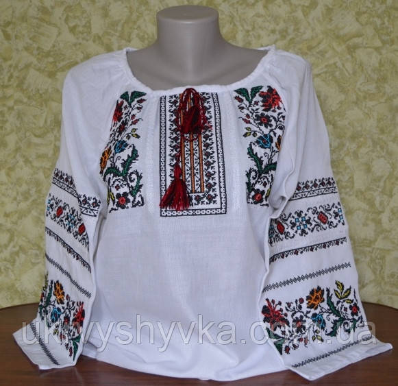 Сорочка вишита "Київська лілія" кольорова