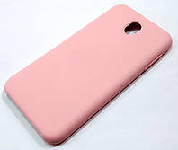 Чохол Silicone Cover для Samsung Galaxy J7 Pro J730 2017 рожевий